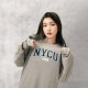 【最後一件，售完為止】NYCU藍白撞色美式經典款大學T_灰
