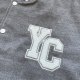 【早鳥預購，9/30陸續出貨】NYCU美式經典棒球外套_內斂灰