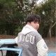 【最後現貨，售完為止】NYCU美式經典棒球外套_內斂灰