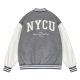 【最後現貨,售完為止】NYCU美式經典棒球外套_內斂灰 【最後現貨,售完為止】NYCU美式經典棒球外套_內斂灰