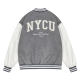【限量現貨,售完預購】NYCU美式經典棒球外套_內斂灰 【限量現貨,售完預購】NYCU美式經典棒球外套_內斂灰