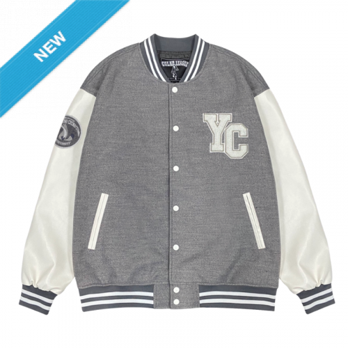 【限量現貨,售完預購】NYCU美式經典棒球外套_內斂灰 【限量現貨,售完預購】NYCU美式經典棒球外套_內斂灰