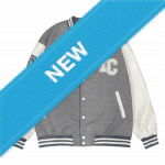 【限量現貨，售完預購】NYCU美式經典棒球外套_內斂灰