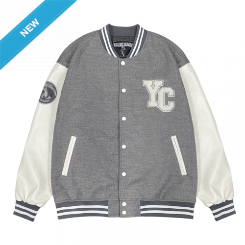 【限量現貨,售完預購】NYCU美式經典棒球外套_內斂灰 【限量現貨,售完預購】NYCU美式經典棒球外套_內斂灰