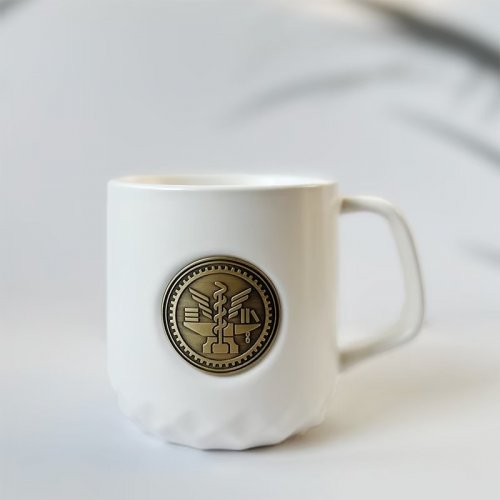 NYCU校徽銅章馬克杯_白色