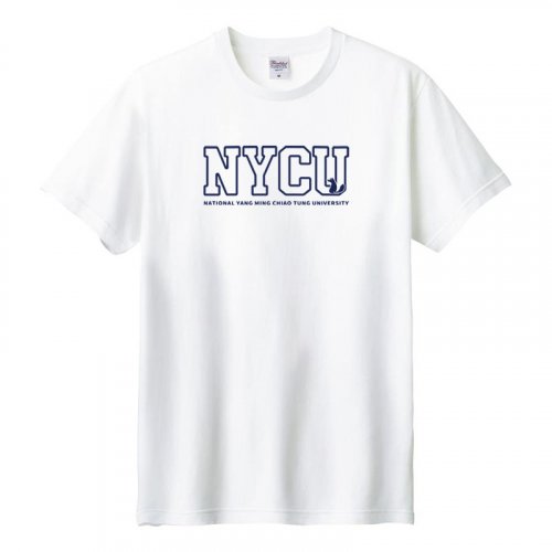 NYCU經典款字框狐狸棉短T_白