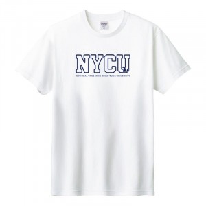 NYCU經典款字框狐狸棉短T_白