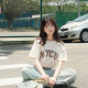 【夏季現貨，下單即出】NYCU經典字框純棉短T_杏樹白