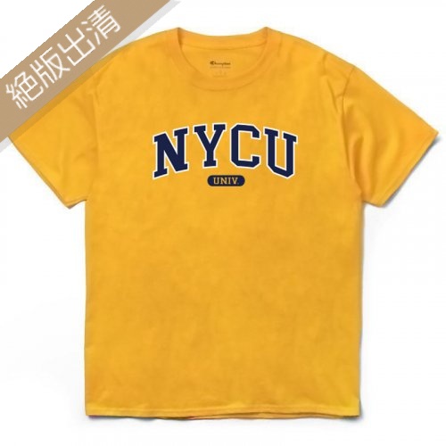 【限量現貨，售完為止】CHAMPION美式學院風短T_ NYCU夏日黃
