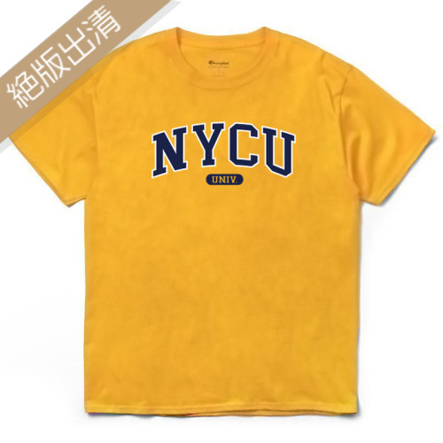 【最後十件M，售完為止】CHAMPION美式學院風短T_ NYCU夏日黃