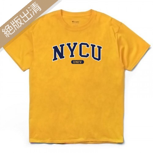 【限量現貨，售完為止】CHAMPION美式學院風短T_ NYCU夏日黃