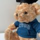 【畢業送禮，回憶滿分】NYCU電繡帽T微笑小熊_2024限定_琉璃藍