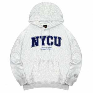 【現貨販售中】NYCU立體毛巾繡落肩帽T_麻花白