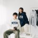 【現貨販售，售完為止】NYCU立體毛巾繡落肩帽T_經典藍
