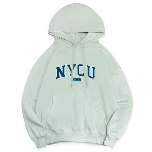 NYCU冬日輕甜系落肩帽T__經典款_薄荷綠