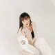 【最後十件L-2L，售完為止】NYCU美式經典棒球外套_奶杏色