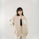 【最後十件L-2L，售完為止】NYCU美式經典棒球外套_奶杏色