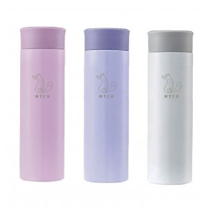 【絕版出清，售完10個起做】NYCU小狐狸療癒系304輕巧保溫瓶300mL_粉藍