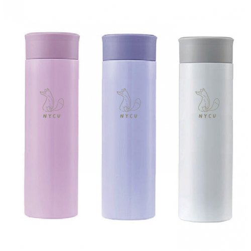 【絕版出清，售完10個起做】NYCU小狐狸療癒系304輕巧保溫瓶300mL_粉藍