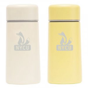 【團購商品，10件起做】NYCU輕巧口袋保溫杯150mL_米白/鵝黃