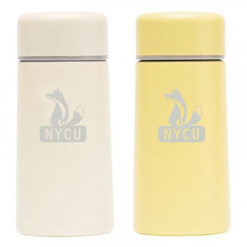 【團購商品，10件起做】NYCU輕巧口袋保溫杯150mL_米白/鵝黃