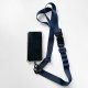 NYCU多功機能手機夾片背帶_深藍