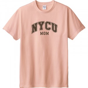 【我們這一家。此色售完不補】NYCU陽明交大媽媽短T_霧灰粉
