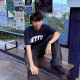 【現貨販售，下單即出】NYCU經典字框純棉短T_深藍
