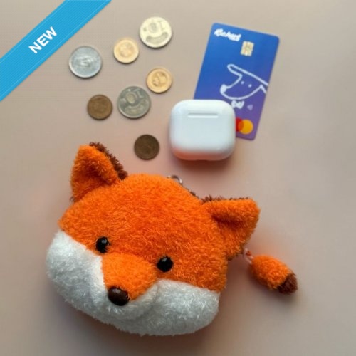 【通勤住宿必備，下單即出】NYCU毛茸茸狐狸伸縮票卡夾