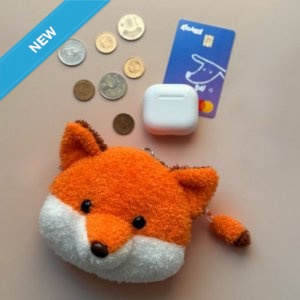 【早鳥優惠至5/31，下單即出】NYCU毛茸茸狐狸伸縮票卡夾