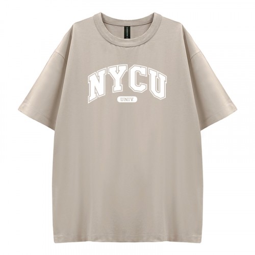 【少量現貨，售完為止】NYCU好涼的寬版短T_花生冰(卡其)