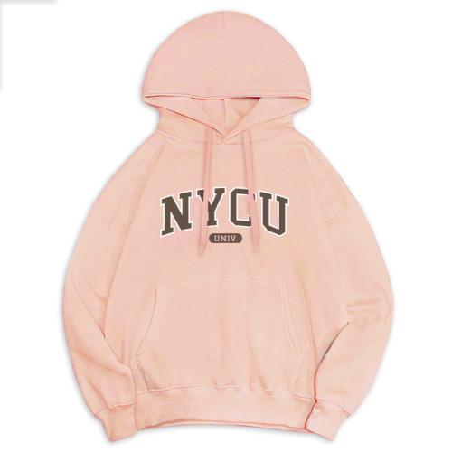 【最後現貨，售完為止】NYCU冬日輕甜系落肩帽T_經典款_微糖粉