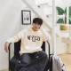 NYCU冬日輕甜系落肩帽T_經典款_奶霜白