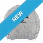 【限量現貨，售完為止】NYCU立體電繡竹狐落肩大學T_麻花灰