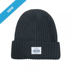 【2025新品上市】NYCU經典織標QQ毛帽_黑