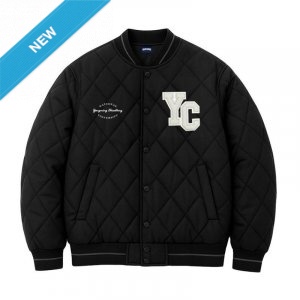 【早鳥現貨,下單即出】NYCU菱格衍縫鋪棉外套_經典黑