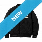 【早鳥現貨，下單即出】NYCU菱格衍縫鋪棉外套_經典黑