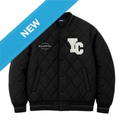 【早鳥現貨，下單即出】NYCU菱格衍縫鋪棉外套_經典黑