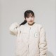 【最後現貨，售完為止】NYCU菱格衍縫鋪棉外套_奶油杏
