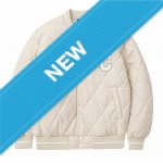 【早鳥現貨，下單即出】NYCU菱格衍縫鋪棉外套_奶油杏