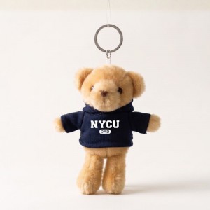 【我們這一家】NYCU小熊掛飾鑰匙圈_DAD帽T_深藍