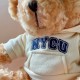 NYCU帽T畢業小熊_2026限定_奶油白