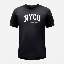 NYCU經典款超細纖維排汗短T_黑