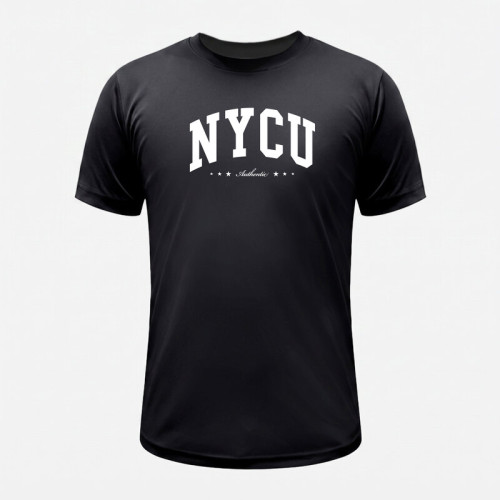 NYCU經典款超細纖維排汗短T_黑 NYCU經典款超細纖維排汗短T_黑