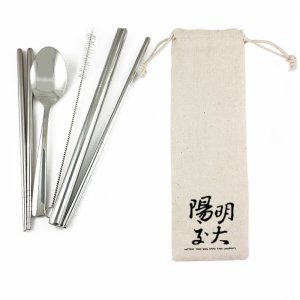 NYCU環保餐具五入組_米白
