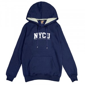 NYCU經典款刷毛帽T_深藍