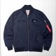 【入冬必備，現貨不用等】NYCU FORCE MA-1飛行夾克2.0_海軍藍