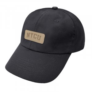 NYCU皮革標老帽_黑