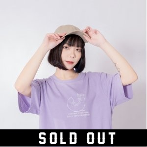 NYCU狐狸款慕夏純棉短T_極光紫(已完售)